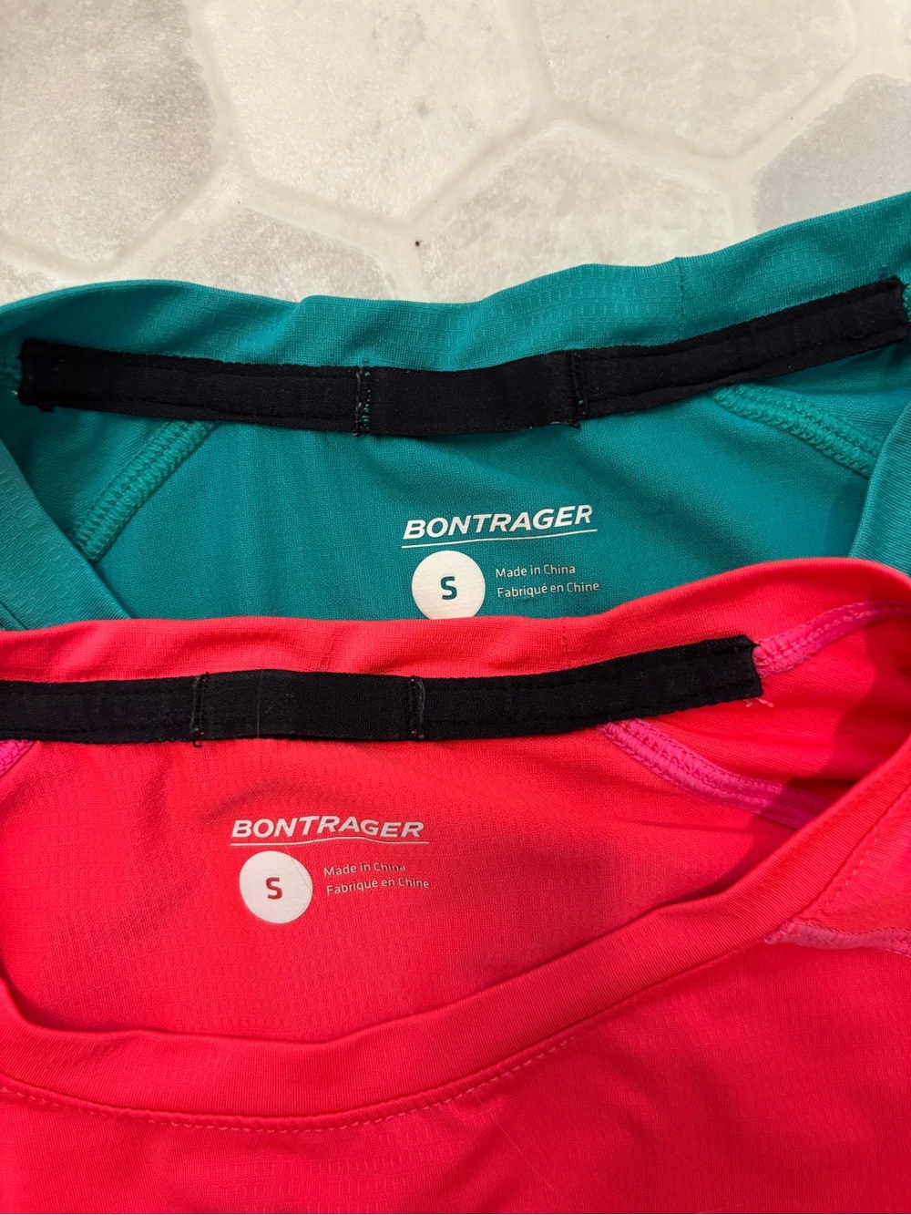 BUNDLE: Active Short-Sleeve Top - Teal and Coral - Picture 3 of 3